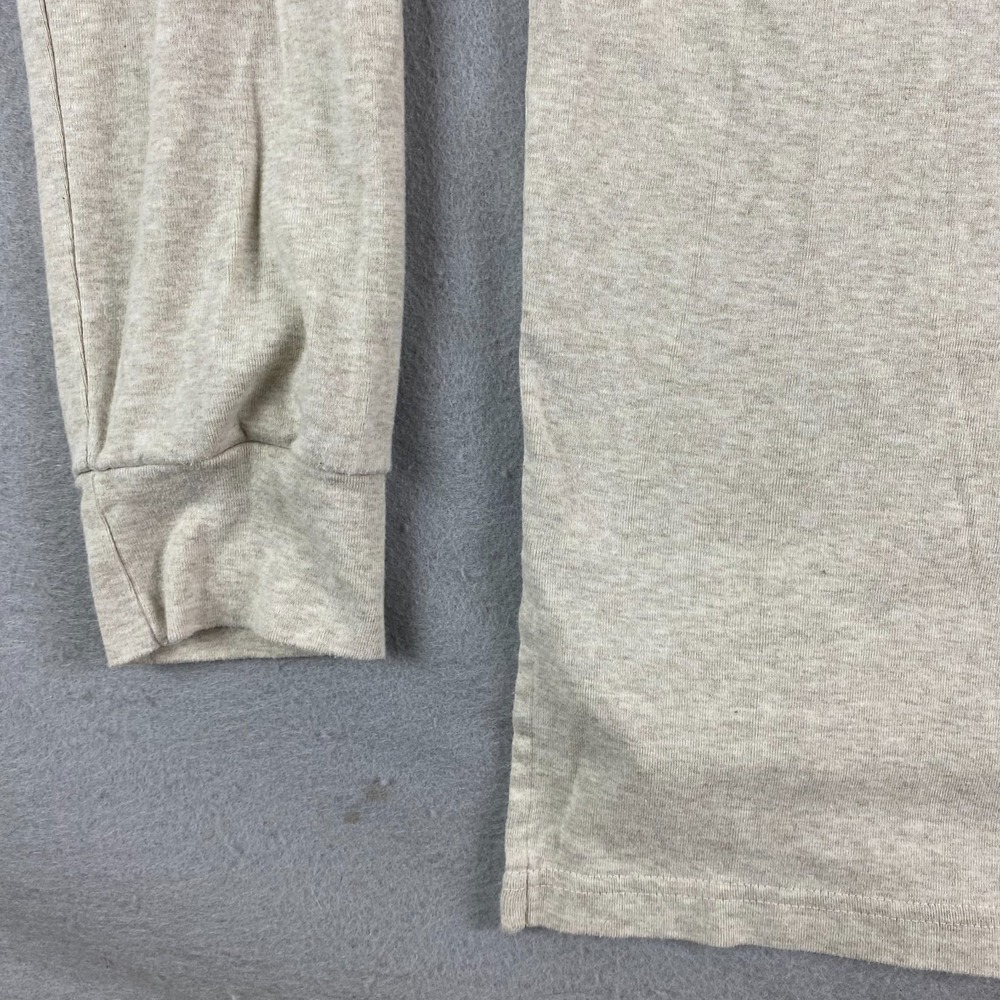 VTG Polo Ralph Lauren Shirt Mens L XL beige Turtleneck Long Sleeve Pony Cotton - Picture 10 of 15